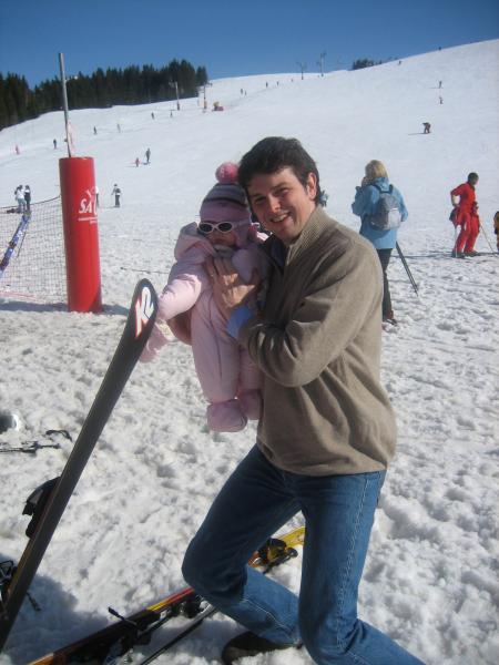 Premier s�jour � la montagne avec papa et maman.