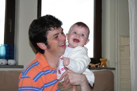 Petite photo avec mon papa ch�ri...