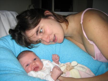 le r�veil avec maman